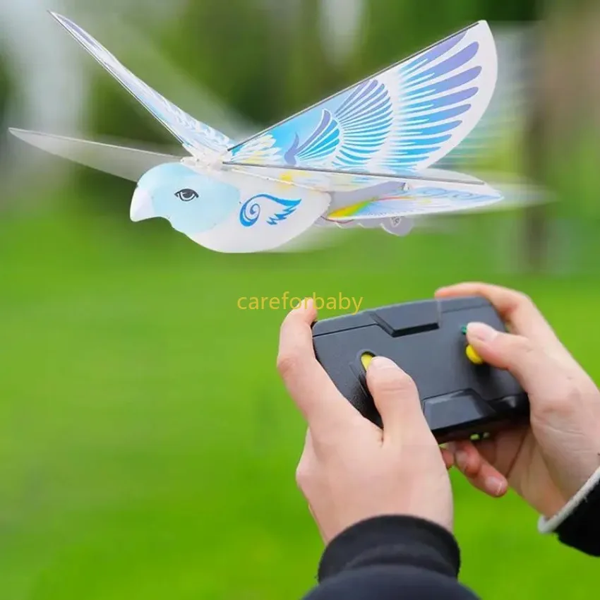 

2.4 GHz Remote Control Birds Mini RC Drone Electronic Flying Helicopter Aircraft Simulation Bird with Lights Kid's Toys Gifts