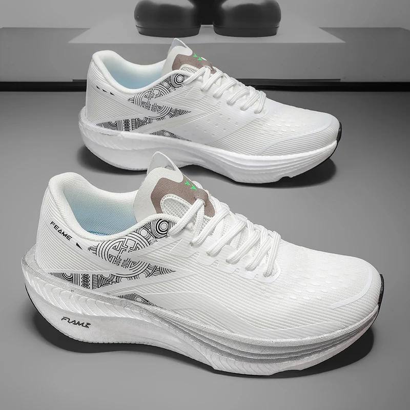 أحذية رياضية عالية الجودة للرجال المدرب تنفس المشي أحذية كرة السلة للرجال النساء مريح منصة عادية الجري أحذية رياضية #1