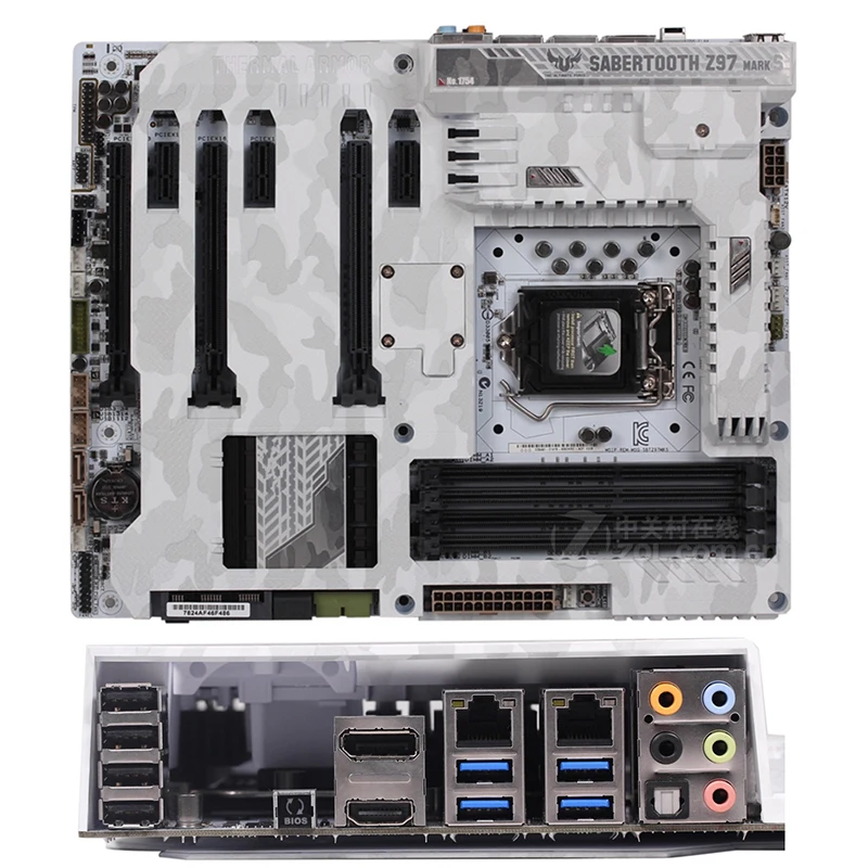 For Intel Z97 SABERTOOTH Z97 MARK S motherboard Used original LGA1150 LGA 1150 DDR3 32GB USB2.0 USB3.0 SATA3 Desktop Mainboard