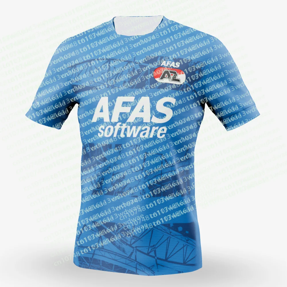 Nieuwe Aanwinst AZ Alkmaar 2026 Nederland Voetbalshirt 3D Geprint Heren T-Shirt Kinderen Voetbal Sport Voor Familie Jongens Fans Voetbalshirts