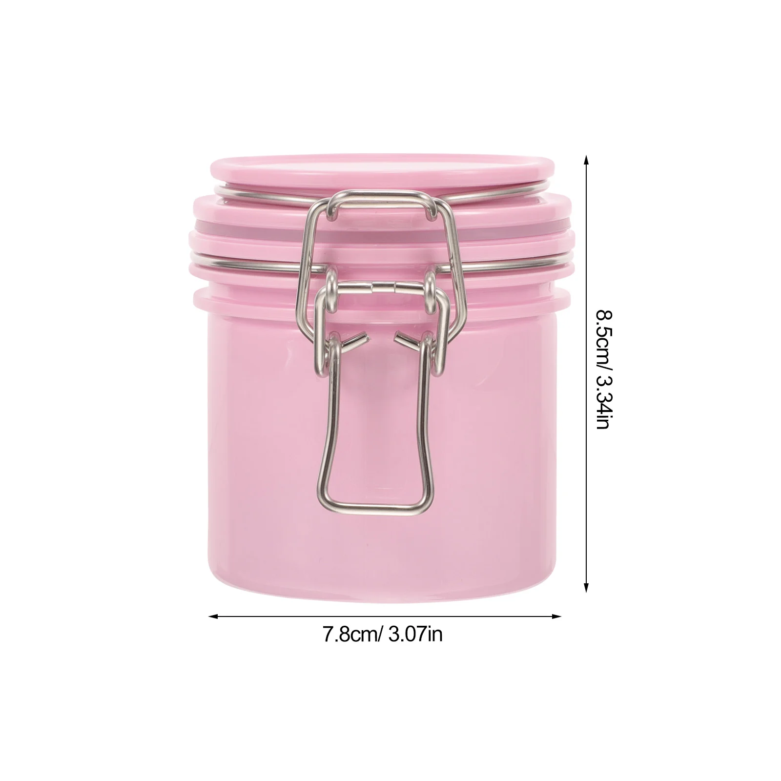 Makeup Tool Glue Seal Jar Eyelash Holder Grafting Container Can Pink Plastic Extension Supply Curler