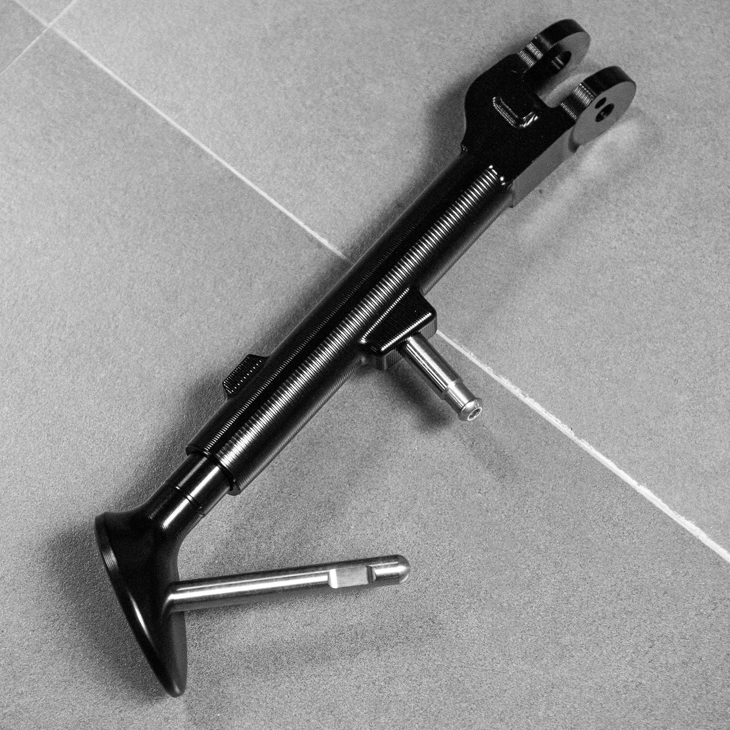 Motorcycle Adjustable Kickstand for Aprilia RSV4 2021-2024 Aluminum Foot Side Stand Kick Stand for RSV-4 Support Accessories