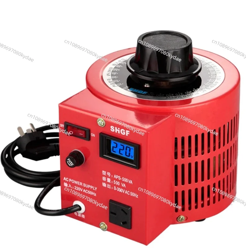 

APS-500W 0.5 KW 220V Variac Variable Voltage Regulator Single-Phase Adjustable 0-300V AC Regulating Power Supply