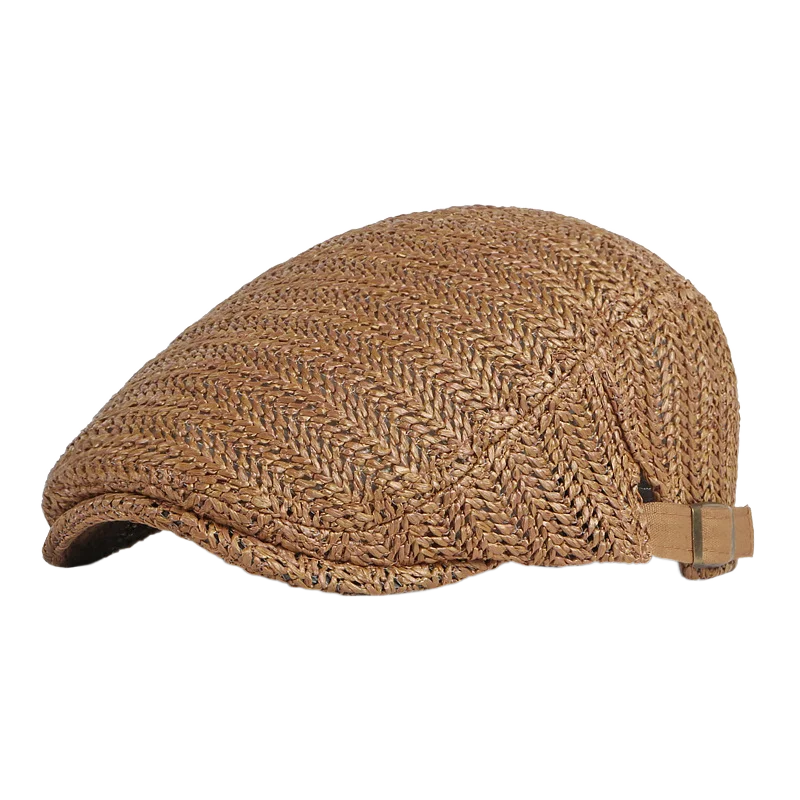 Beret Cap New Autumn Winter Hat for Men Women Adjustable Ivy Newsboy Flat Cap High Quality Solid Knitted