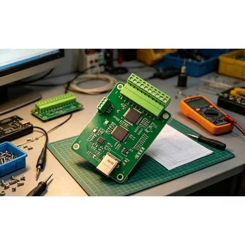 Industrial High Precision AD7606 16-Bit 8-Channel Synchronous USB High-Speed ADC Data Acquisition Module
