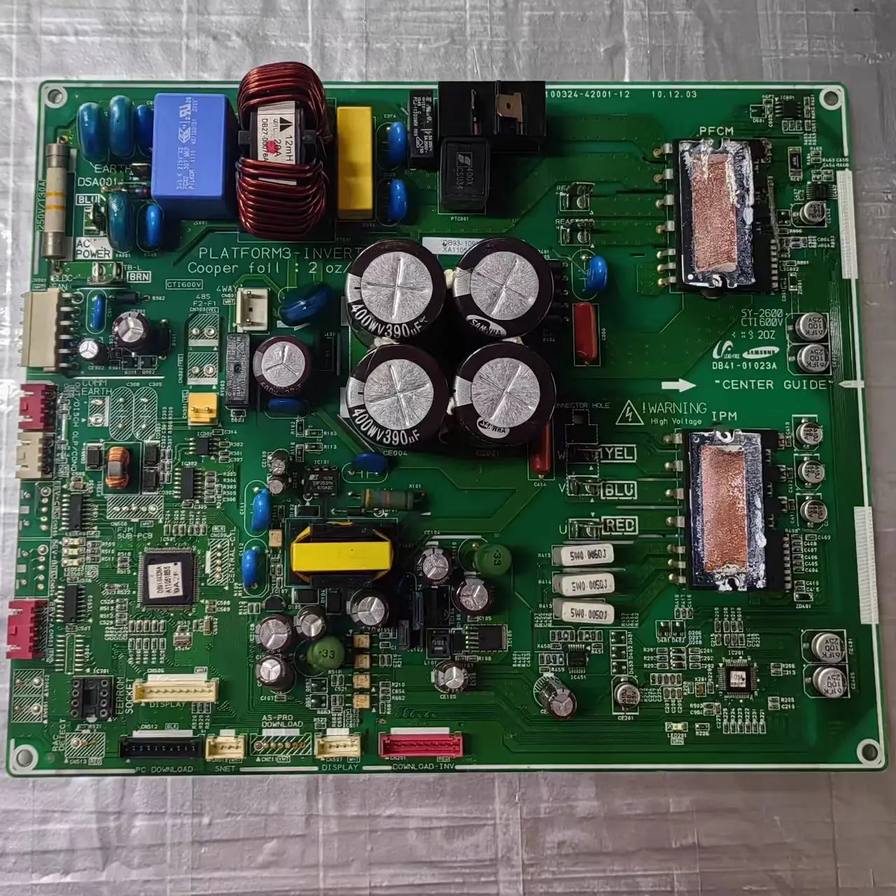 Adequado para samsung ar condicionado KFR-72LW/ESB2 eva1 inversor versão do computador DB93-10939D placa principal DB41-01023A