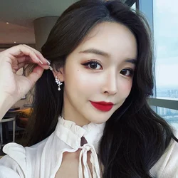 New Noble Design Gorgeous Women Drop Earrings for Wedding Luxury Inlaid Bling  Cubic Zirconia Elegant Engagement Jewelry