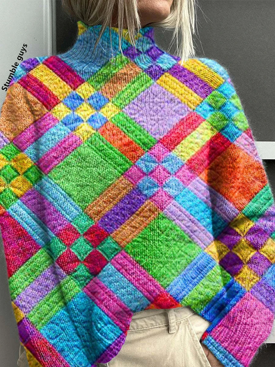 Pull à capuche en tricot pour femme, vêtement de fête, chaud et confortable, décontracté, à la mode, cadeau de noël, automne et hiver ​