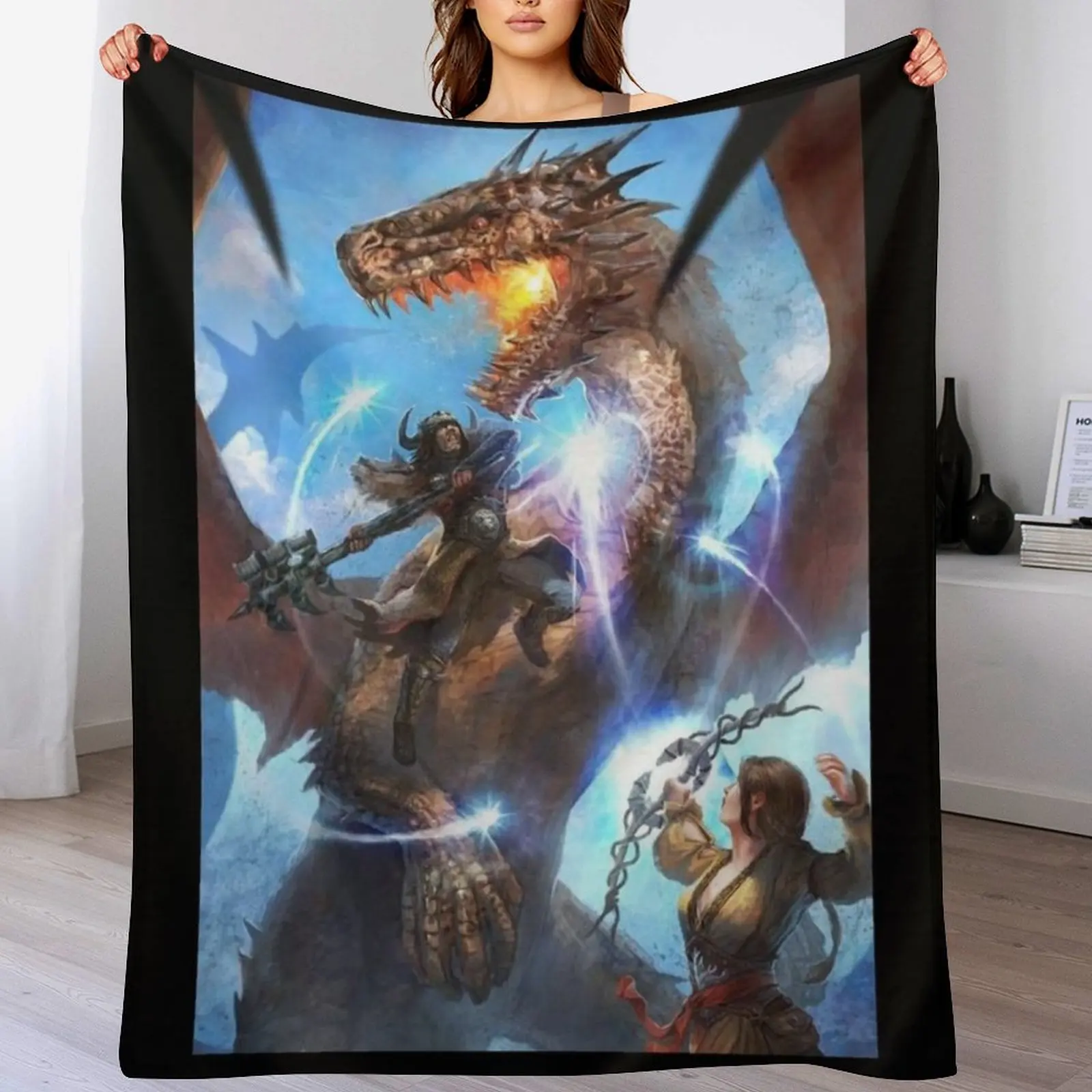 

Dragons Dogma 2 Throw Blanket Decorative Sofa warm for winter Bed covers manga Blankets