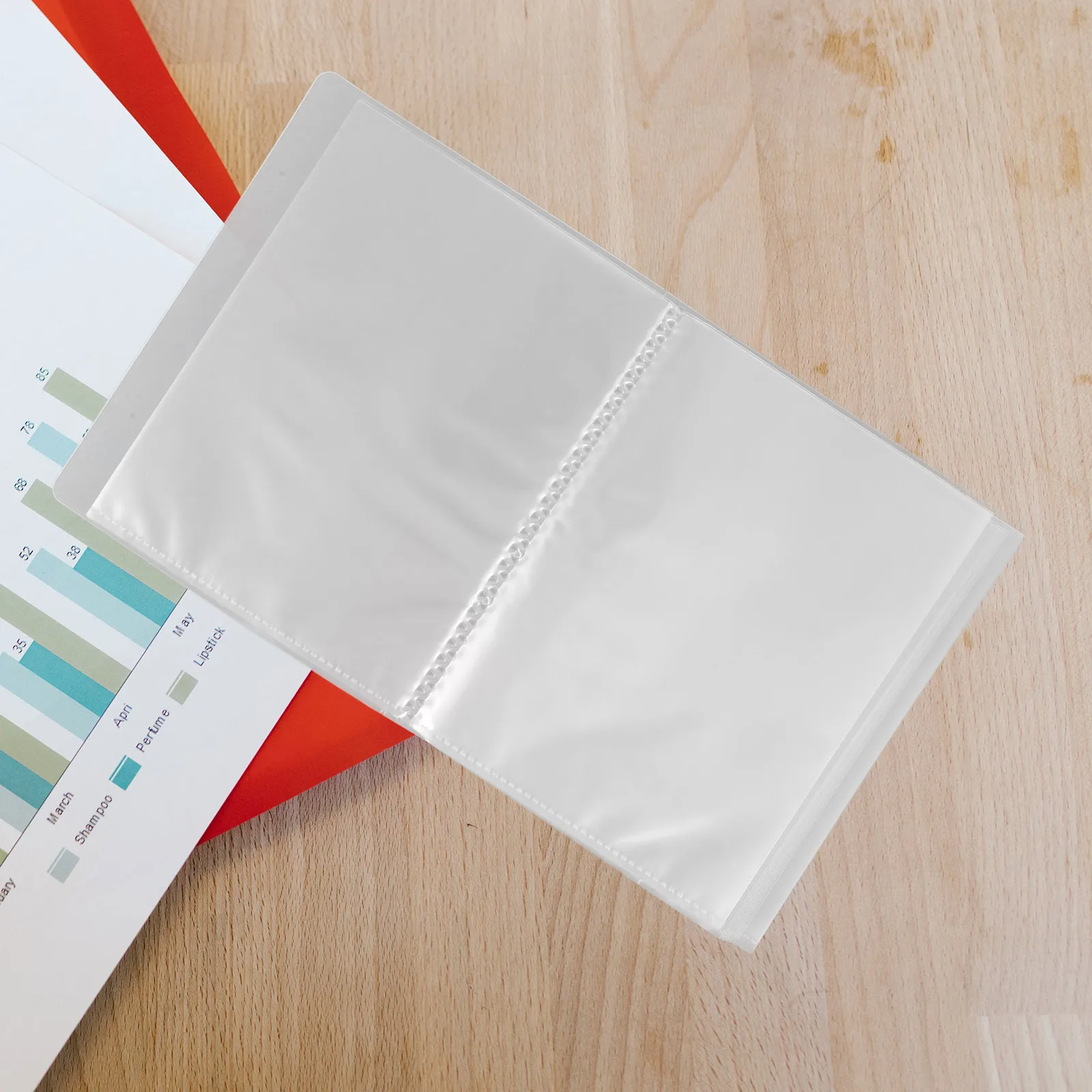 Wire Mesh Template Storage Bag Folder with Plastic Sleeves Display Books Organizer Certificate Binding Cover