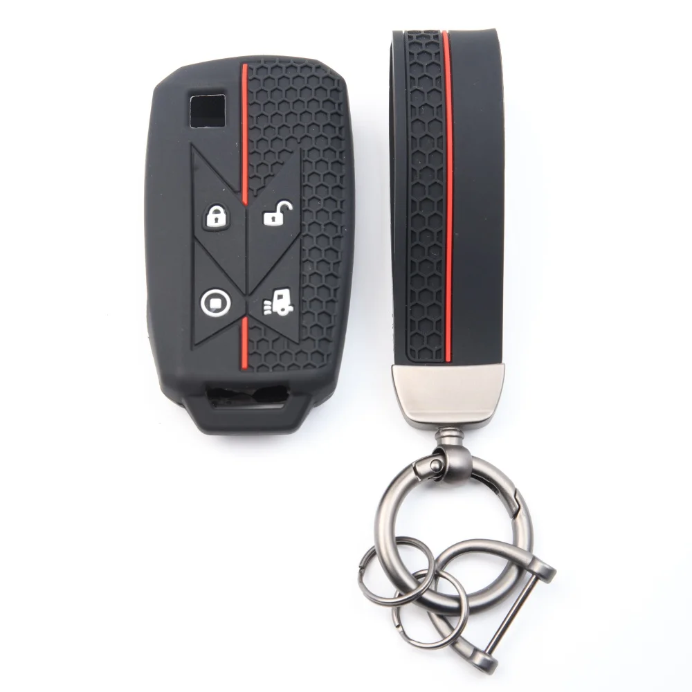 Silicone Car Remote Cover Holder Protector Shell Set for Renault Euro 6 Series T C K Gama Truck Key Case Keychain Accessories