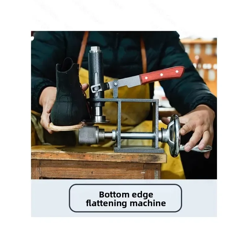 for Shoe Sole Edge Pressing Machine Upgraded Handmade Leather Repair Tool Flattening Device DIY Cobbler Equipment