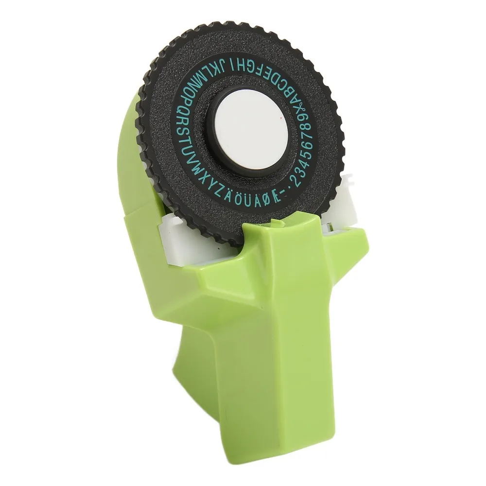 Manual Embossing Label Maker with 2 Rolls Tapes 3D Label Making Embosser Mini Handheld 3 Meters Manual Label Printer Home