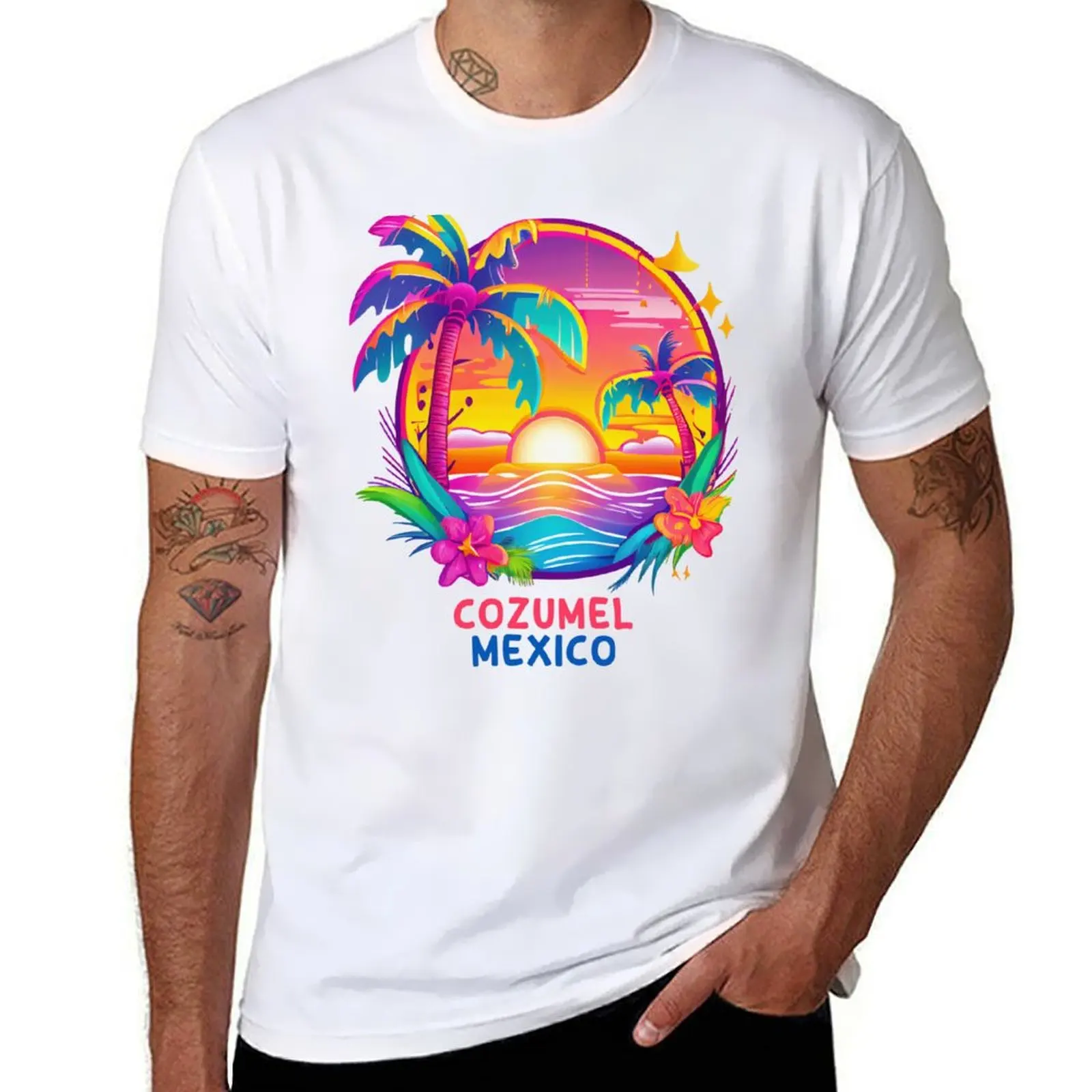

personalised Cozumel shirt T-Shirt Mexico shirt t cotton luxury shirts man t t man