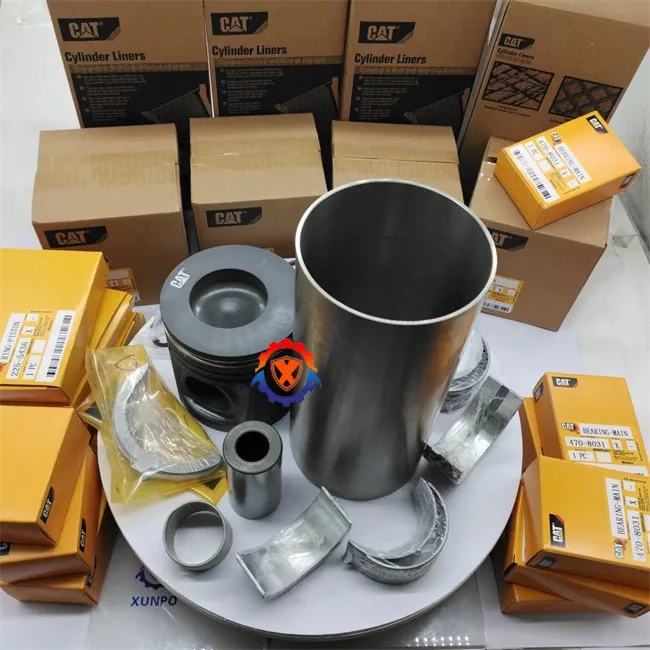 حفارة جزء إصلاح عدة إصلاح أجزاء CAT 3054 3054C اسطوانة بطانة 2255436 حفارة بطانة أطقم #2