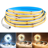 24V 12V COB LED Strip Lights Linear Dimmable 320LEDs/M Flexible LED Tape Ribbon for Room Decor 3000K 4000K 6000K 1M 2M 3M 5M 10M