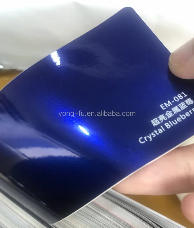 Metallic Pearl Glossy/Matte Bubble Free Car Wrap Film with High Quality