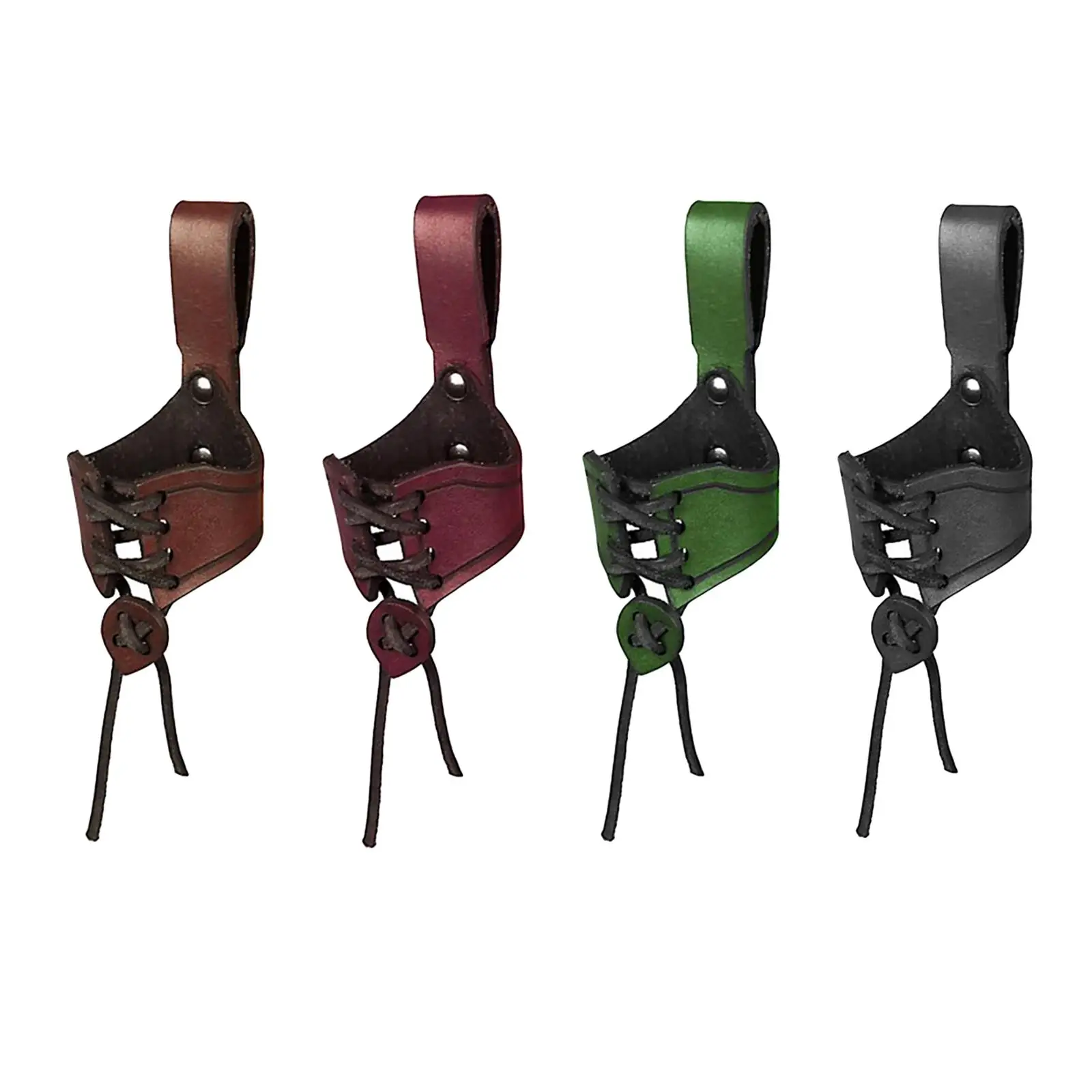 حامل كوب على شكل قرن، حامل على شكل قرن الثور، رفيق مع حلقة بإبزيم في العصور الوسطى #2