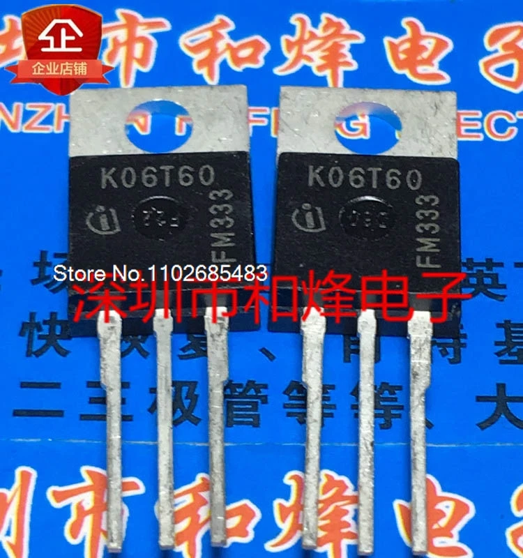 

(5PCS/LOT) K06T60 IKP06N60T TO-220 MOS 600V 6A