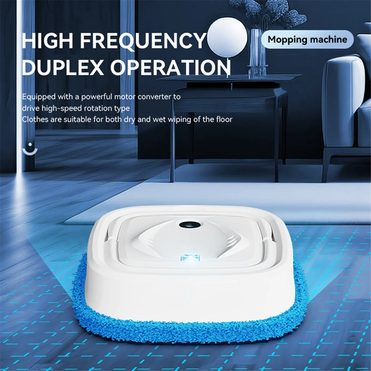 

AB53 Wireless Intelligent Cleaner Robot Vacuum Cleaner Rotary Sweeper Powerful Cleaning Humidification Dry Wet Black
