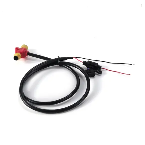 Ploson M12 5Pin Resistor nmea2000 Starter cable kit NMEA 2000(N2K) Tee Power Cable with Fuse  for Garmin Lowrance Simrad B&G