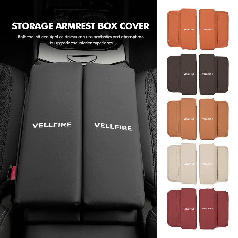 Car Storage Cushion Center Console Armrest Box Elbow Rest Pad For Toyota Vellfire RAV4 Matrix Sienna Venza Avalon Harrier