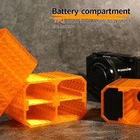 Camera Battery Storage Box Soft Organizer Case For Sony FZ100 A7C, A7M3/M4, A7R3/R4, A7S3, A9, A1, A6600, ZV-E10 II