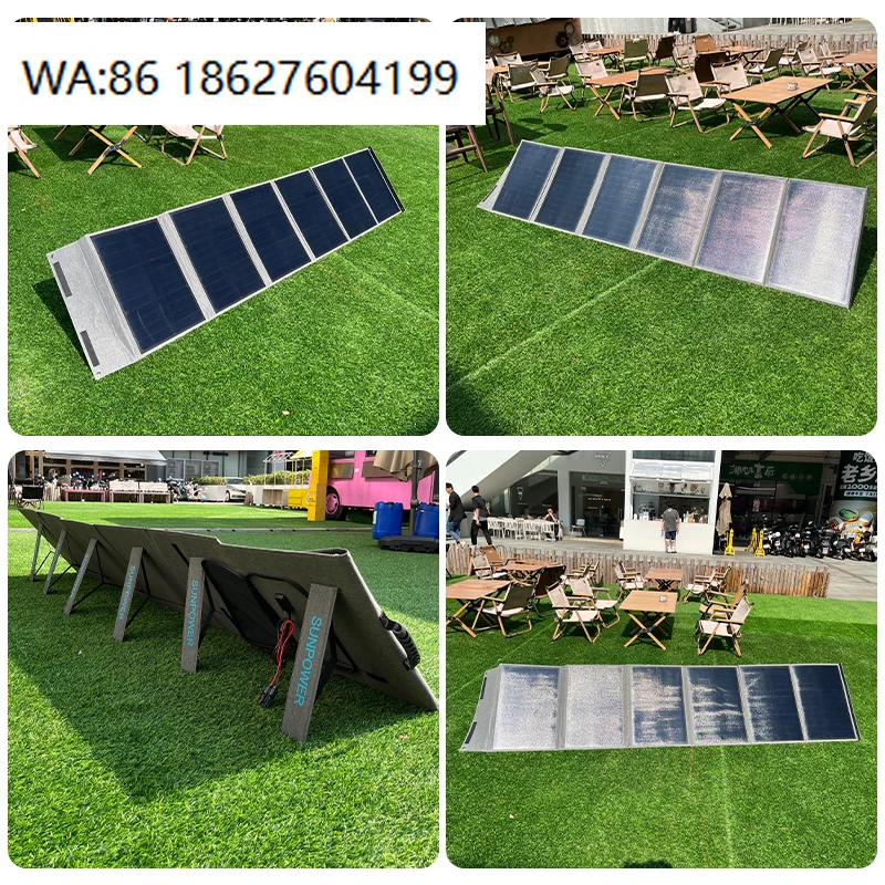 

240W 250W Outdoor Flexible Solar Panel, Waterproof Module RV Boat Tent Off Grid Power Generation