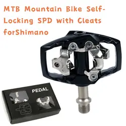 Professional Racing Bicycle Pedals PD-M8020 PD-M8100 MTB Mountain Bike Self-Locking SPD with Cleats forShimano Bike Parts