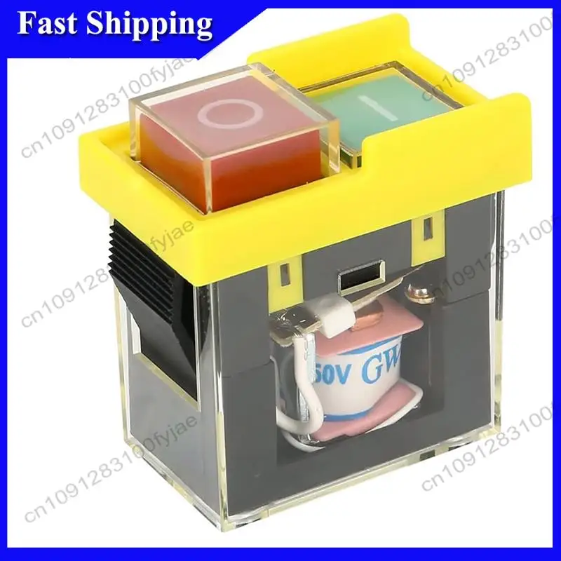 -X07A Kjd6 5E4 250V 6A Electromagnetic Switch Electromagnetic Waterproof, Against Power Outage Tool Switch, Start Button