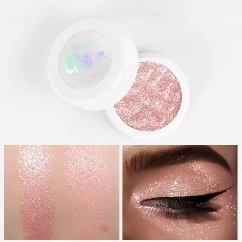 Galaxy Nude Highlights Oogschaduw Witte Parel Licht Glitter Monochroom Shimmer Modder Aardappelpuree Helder Oogschaduwpalet