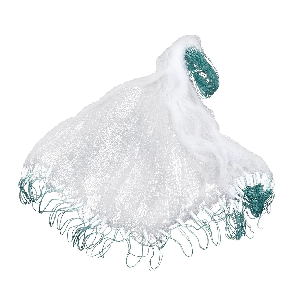 

Monofilament Fishing Net Trap Float Strong Transparent Lightweight Comfortable Novice Throwers Polyethylene Material 1M X 25M