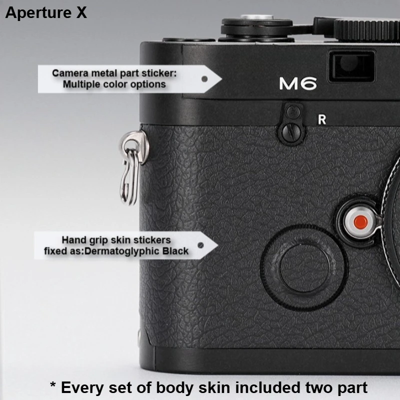 

Наклейка для камеры Leica M6, защитная пленка от царапин, защитная пленка для корпуса, наклейка-деколь M 6 M6