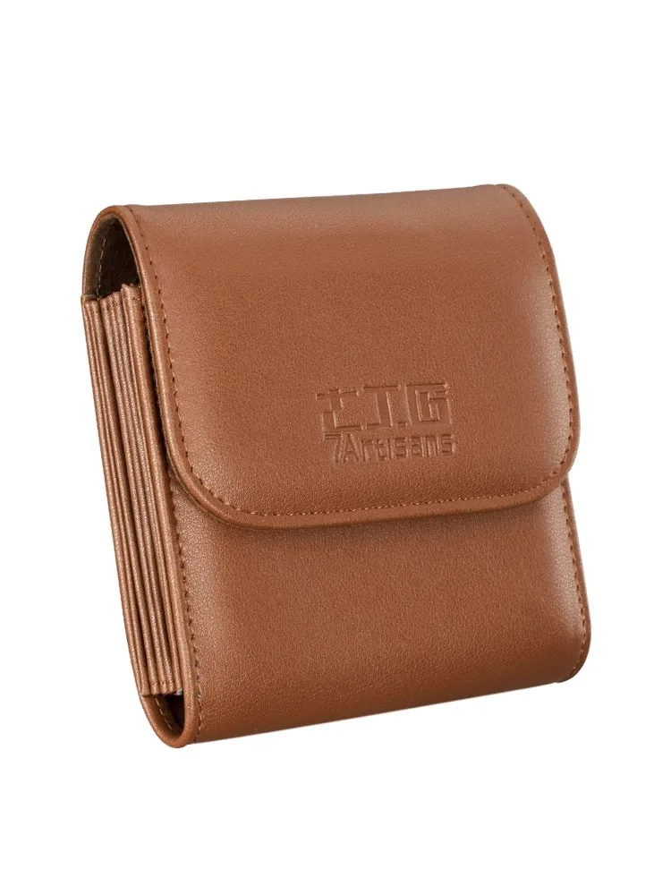 7artisans 5-карманная сумка для хранения фильтров из искусственной кожи, устойчивая к царапинам, защитная сумка для фильтров, противоударная, пылезащитная