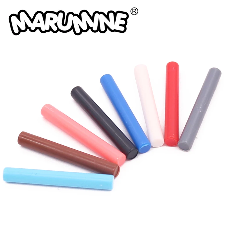 

Marumine 50PCS 87994 Blocks Building Parts Bar MOC 3L Unit Short Wooden Stick Technology Brick Accessories Model DIY Gift Toys