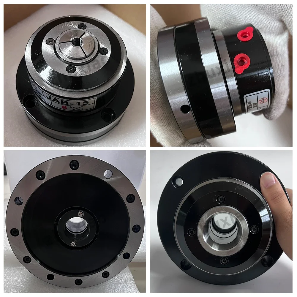 JAB-15 Pneumatic Collet Lathe Chuck with collet Rotary chuck for rotary lathes Front-mounted CNC lathe collet chucks