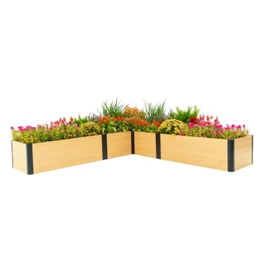 Woodgrain Series Raised Garden Bed, 16