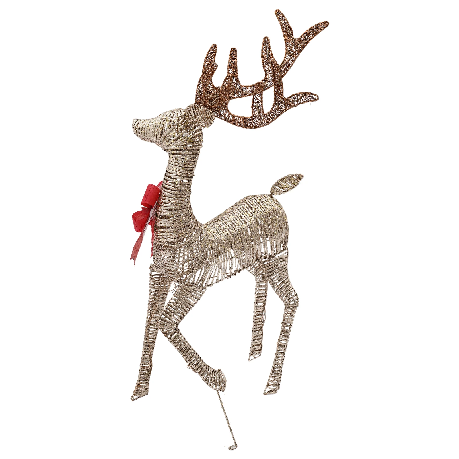 56 inch Christmas Decorations Outdoors Reindeer, Christmas Decor Iridescent Deer, Light up Christmas Decor Deer