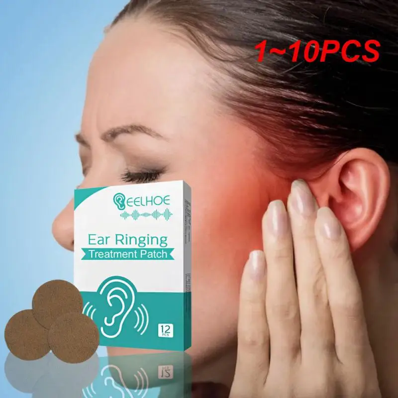 

1~10PCS Tinnitus stickers ear health care patches Relieve dizziness headache Acupoint patch relief tinnitus ear back hearing