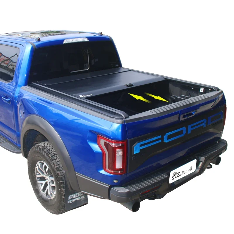 Zolionwil Pickup Roller Lid Tonneau Cover for Dodge Ram 1500 Ford F150 Hilux Rocco Conquest Rogue Sr5 gr Sport Gmc Sierra