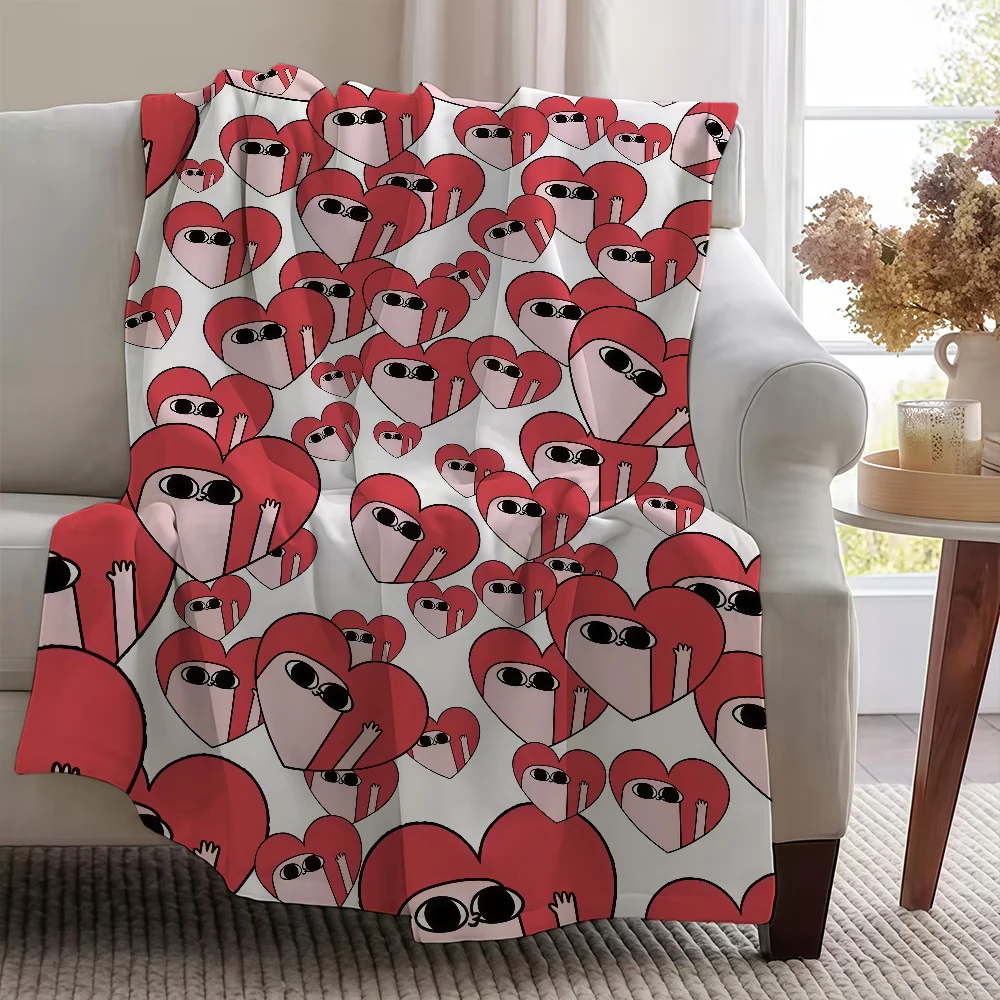 

Плед-одеяло K-ketnipz: Супермягкий плюшевый плед в стиле каваи для гостиной, мультяшный, для дивана, милый, детский, забавный, подарок на день рождения