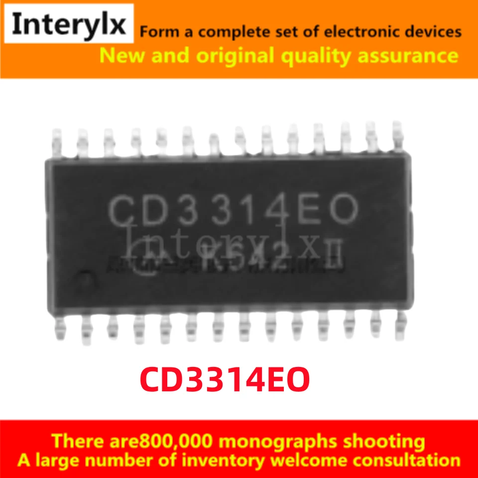 2-10Pcs/Lot Original genuine CD3314EO CD3314 Audio and audio processor chip SOP28 patch CD3314E0