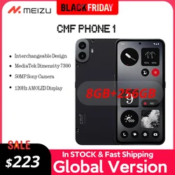 Global Version CMF Phone 1 6.67” AMOLED display 120Hz Mediatek Dimensity 7300 50MP 5,000 mAh IP52 33W fast charging Phone1