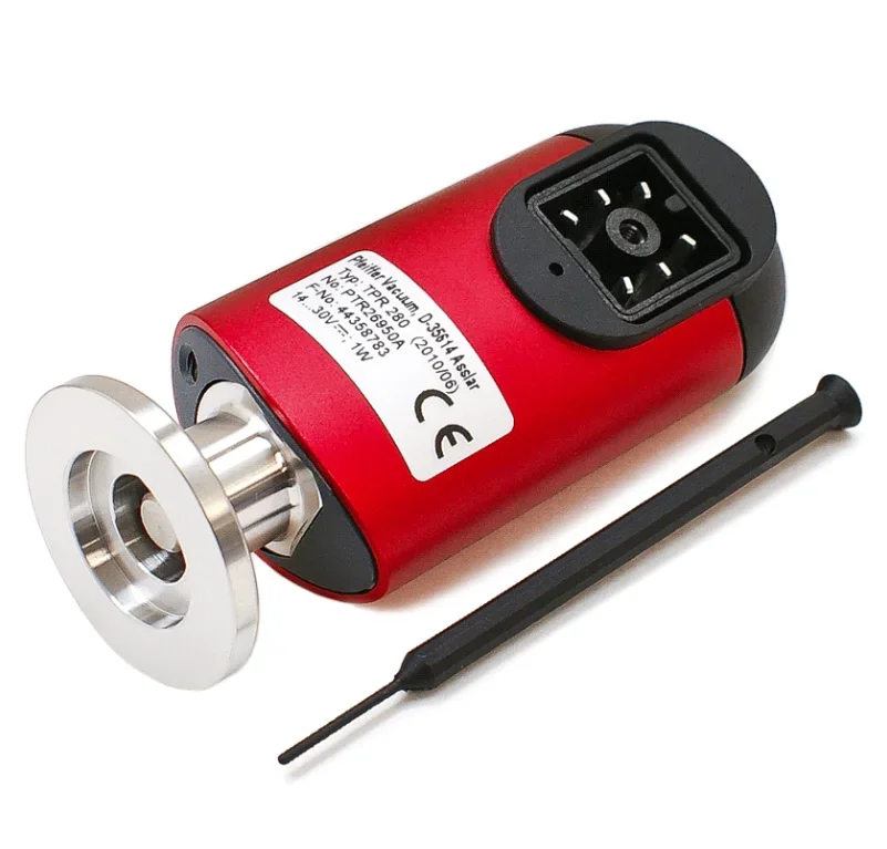 NEW Pfeiffer TPR 280 Compact Pirani Gauge Sensor, Range 10-4 Torr, KF16 NW16