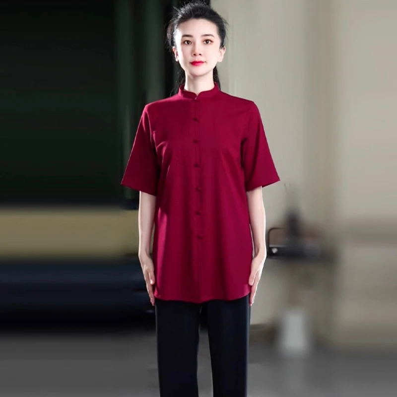 

Tai Chi Kung Fu Suit Chinese Traditional Martial Arts Uniform for Women and Men Fluid Drape Breathable & Comfortable