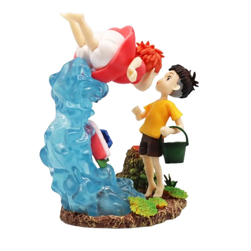 TAKARA TOMY Ponyo Sosuke Figure Model Cartoon Toy Children's Birthday Gift Animation Peripheral Collection Ornaments Decoration