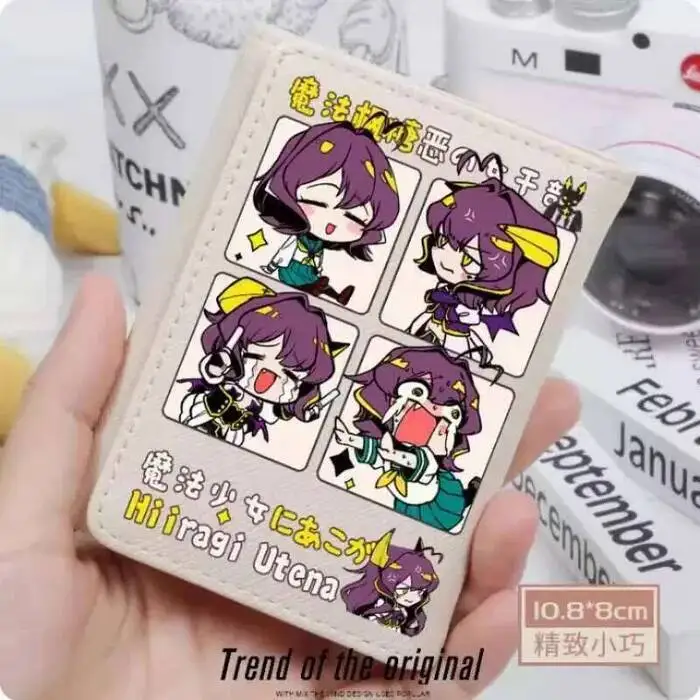 

Я рекламую девочки, а... Модный кошелек для девочек-волшебников, кошелек из искусственной кожи, сумка для денег с застежкой для монет, подарок B738, аниме