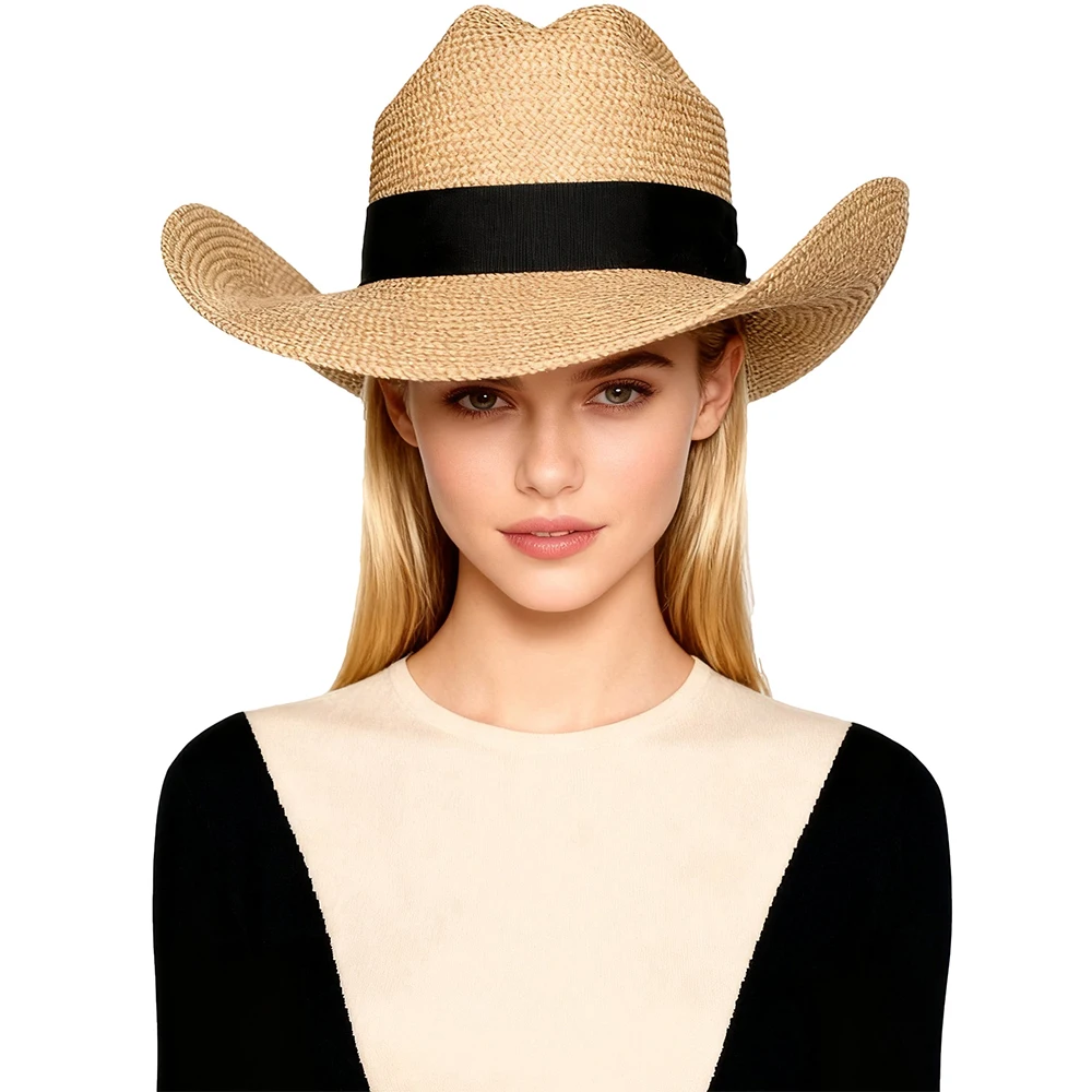 fs-vintage-wide-brim-cowboy-hat-for-women-black-khaki-jazz-hats-summer-travel-sunshade-men-cap-casual-fedoras-sombrero-mujer