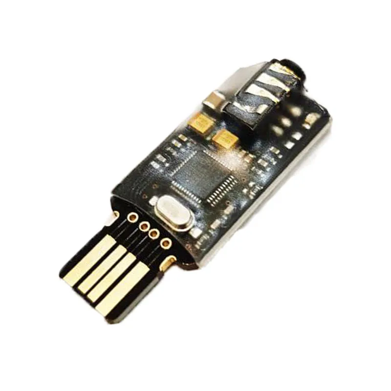 Raspberry Pi Audio module USB Sound Card CM108B with 3.5mm headphone jack driver-free, plug-and-play For Raspberry PI series