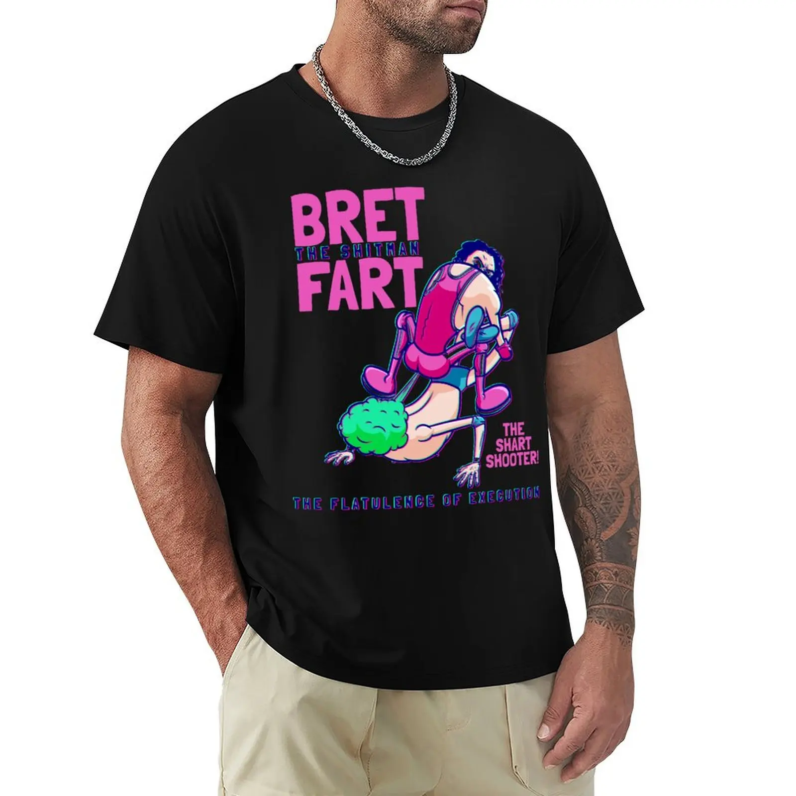 

Bret Fart T-Shirt anime figures blue archive cute clothes mens t shirts